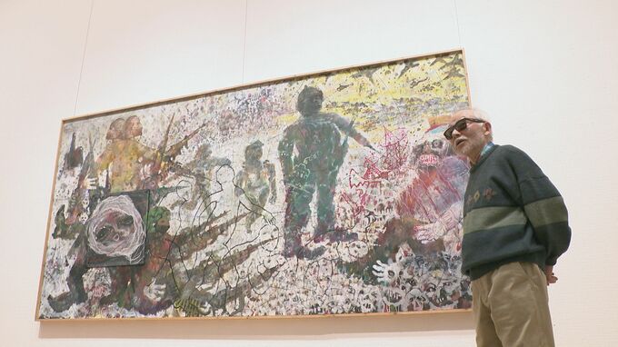 山口県美術展覧会入賞作発表　大賞は「鬼哭啾啾」繰り返される悲劇描く　|　山口のニュース・天気・防災｜tys NEWS｜ｔｙｓテレビ山口