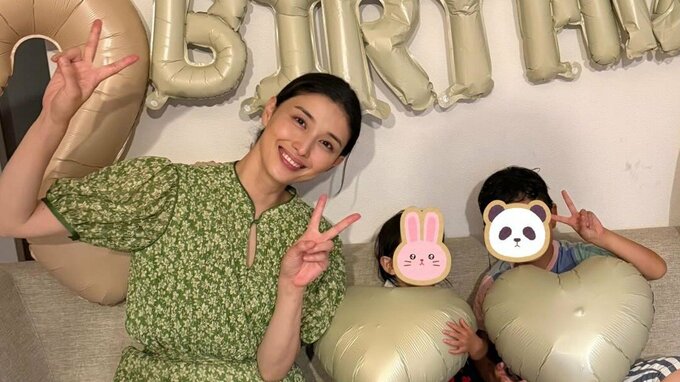 【 橋本マナミ 】息子6歳・娘2歳の誕生日を報告「可愛いが溢れたお誕生日」　息子は嬉しさで5時起き「これからも元気にすくすく育ってねん」|TBS NEWS DIG