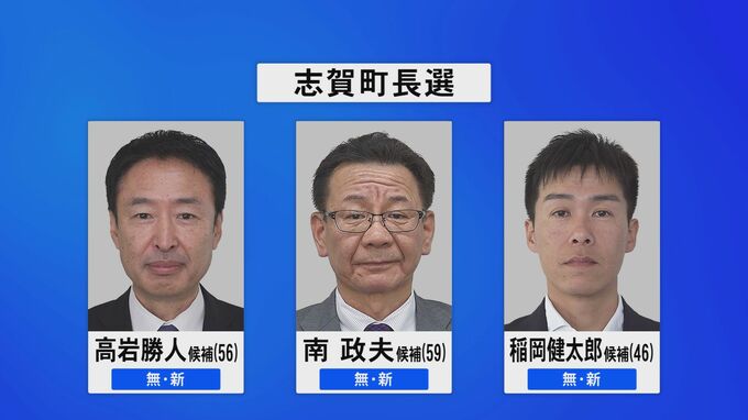 贈収賄事件に揺れる志賀町の町長選に新人3人が立候補届け出　 5日間の選挙戦へ　|　石川県のニュース｜MRO北陸放送