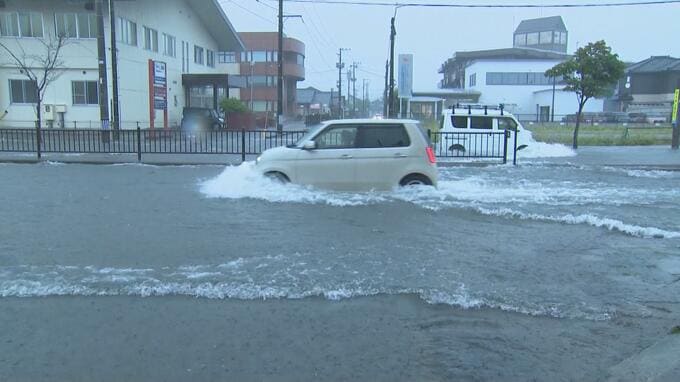 【山形県】記録的短時間大雨情報を発表　遊佐町付近では約１１０ミリ観測　２６日にかけて大気の非常に不安定な状態　|　山形のニュース│TUYテレビユー山形