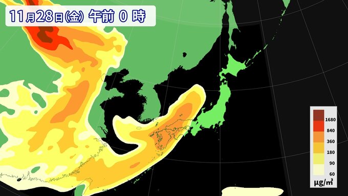 【黄砂】西～東日本の広い範囲で飛来　晴れていても天気急変　雷雨の後は黄砂に注意　飛来予想シミュレーション　|　RCC NEWS | 広島ニュース | RCC中国放送