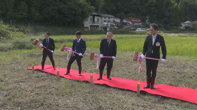 「地域の積年の望みです」堤防なく浸水被害も…江津市川平町田野地区　堤防予定地で杭打ち式　|　BSSニュース | BSS山陰放送