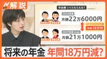将来の年金 年間18万円減、この先100年維持できるの? “年金制度の健康診断”公表、将来への備えは【Nスタ解説】|TBS NEWS DIG