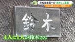 浜松は全国一の“鈴木さん王国”その理由を真面目に調べてみた はんこ品薄…4人に1人が鈴木さん? 実は由緒ある名字|TBS NEWS DIG