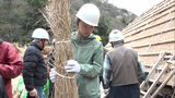 西日本最大級!福岡県久山町で茅葺き屋根の葺き替え | 福岡のニュース|RKB NEWS|RKB毎日放送
