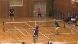 テニスとバドミントンと卓球の要素があるスポーツ！ピックルボール大会　熊本県天草市|TBS NEWS DIG