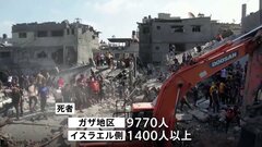 イスラエル閣僚「核爆弾も選択肢の一つ」と発言　終わらない攻撃、ガザ地区の死者は9700人超に| TBS CROSS DIG with Bloomberg