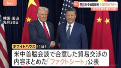 ホワイトハウス 米中合意文書を公開 追加関税は10日に引き下げへ| TBS CROSS DIG with Bloomberg