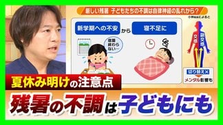 夏休みが明け「体がだるい」 子どもの不調は自律神経の乱れから？宿題や友達関係など“新学期への不安”も影響か「心配な様子なら無理に学校に行かせず…」親や大人ができるサポートは？【医師が解説】　|　MBSニュース | 関西の最新ニュースを分かりやすく。
