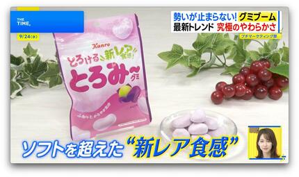 グミ」新トレンドは“究極のソフト”…もはや「くず餅」感覚や「天使の