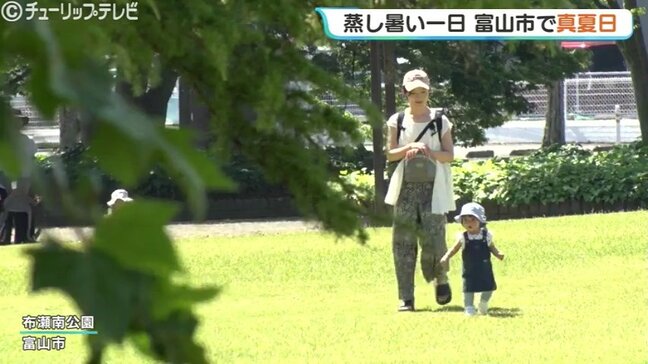 富山市で30℃を超える真夏日 湿った空気が入り込みムシムシとした体感 夕方からは雷雨に注意 |TBS NEWS DIG