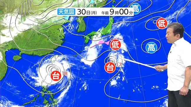 台風18号 今後の進路は? 予報士解説(正午現在)|TBS NEWS DIG