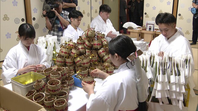 「来月1日から開催」博多祇園山笠授与品の準備作業がピーク|TBS NEWS DIG