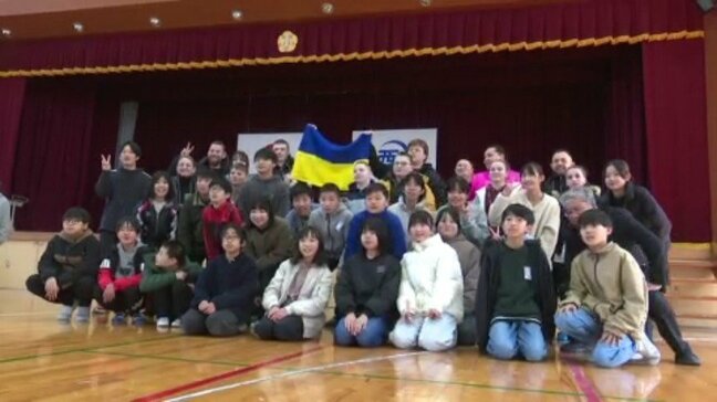 「これからも相撲を頑張って続けてもっと強くなりたい」相撲ウクライナ選手団が愛媛県西予市で合宿|TBS NEWS DIG