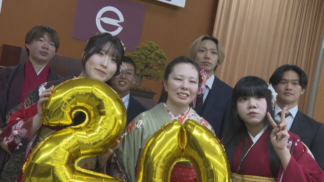 「一つ一つの経験を糧に」ひと足早く葛尾村で二十歳の集い　福島|TBS NEWS DIG