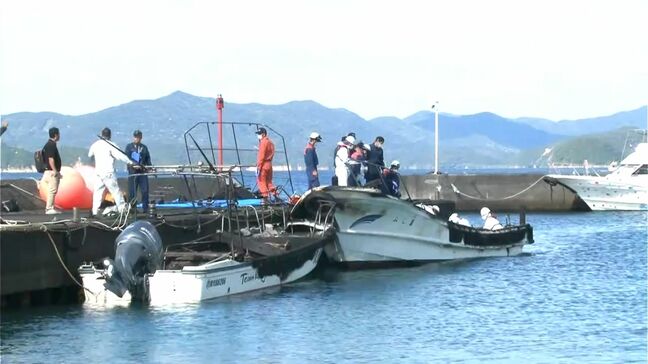 プレジャーボートなど3隻が焼ける　奄美大島・古仁屋漁港　海保と警察、消防が捜査　鹿児島|TBS NEWS DIG