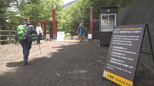 富士山 5合目ゲート通過者は去年より15%減少 「大災害のデマもあり単純に比較できないが、規制強化の影響も考えられる」 山梨|TBS NEWS DIG