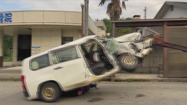 ライトバンと大型ダンプカーが出会い頭に衝突 76歳男性が死亡 石川・能登町|TBS NEWS DIG