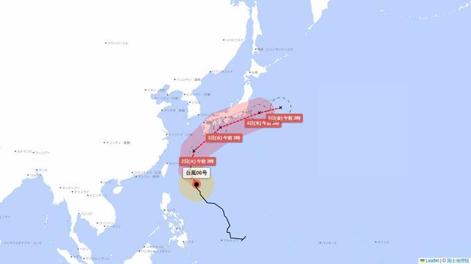 台風６号　奄美に６月２日午前　種子島・屋久島　鹿児島県本土に２日午後最接近|TBS NEWS DIG