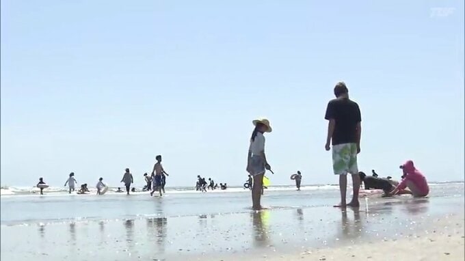 猛暑や津波警報影響か…いわき市の海水浴客数、今年も低水準　福島|TBS NEWS DIG
