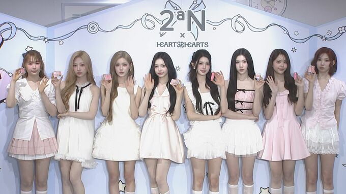 【 Hearts2Hearts 】　表参道のポップアップに登場　「たくさん遊びにきてくださいね！」　流暢な日本語でメッセージ|TBS NEWS DIG