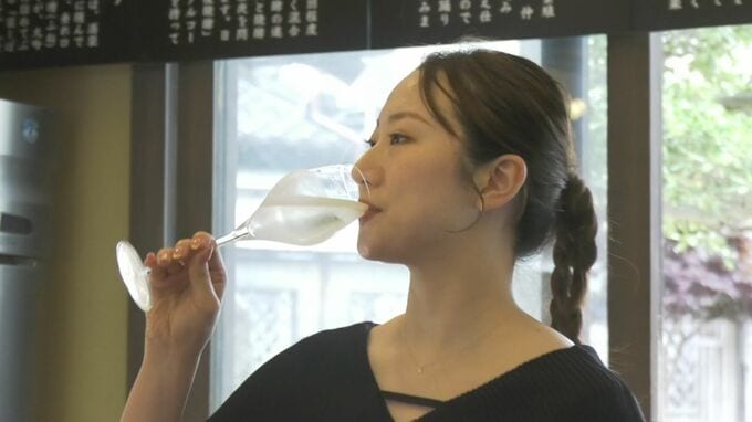 老舗酒蔵が手掛ける “日本酒スパークリング”　元宝塚歌劇団娘役も太鼓判「飲んだ時はスッキリ後味が甘く広がっていく」注目の新商品とは？|TBS NEWS DIG