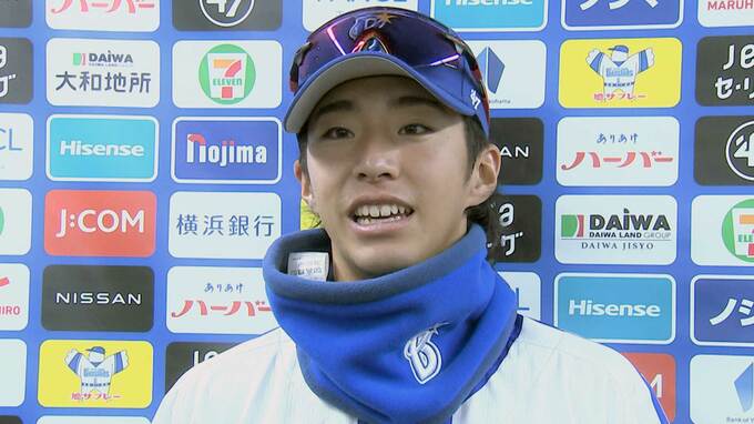 DeNAドラ1・度会隆輝がハマスタデビュー戦で2安打1打点1盗塁「自分の活躍でチームの勝利へ」更なる活躍誓う　|TBS NEWS DIG