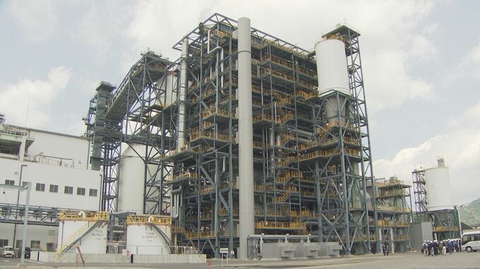 CO₂排出量年間50万トン削減目標　バイオマス発電所完成　東ソー南陽事業所　山口・周南|TBS NEWS DIG