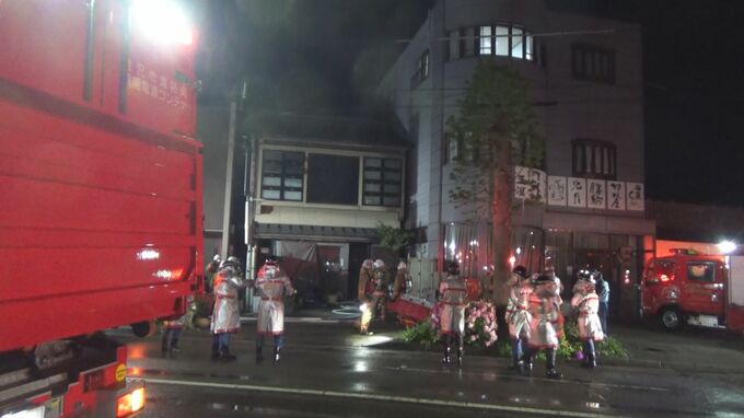 寿司店兼住宅で火事 面する国道一時通行止めに けが人なし 金沢市　|　石川県のニュース｜MRO北陸放送