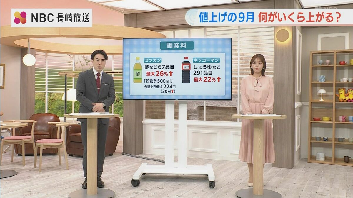 値上げラッシュ】食品値上げ4000品目超えは1年5か月ぶり…9月1日から