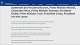ヨーロッパの首脳らが共同声明 「次のステップはゼレンスキー大統領を入れた協議」米ロとウクライナの3か国首脳会談に向け協力する用意があると表明、米ロ首脳会談受け|TBS NEWS DIG