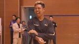 サニブラウン 異競技交流でバレーボールを体験「高校生ぶりで楽しかった」|TBS NEWS DIG