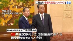 中国訪問中の二階氏が共産党幹部と会談「双方向の交流強化が重要」　日中友好議連会長として訪中| TBS CROSS DIG with Bloomberg