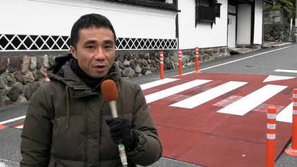 車を減速させる装置「スムーズ横断歩道」とは？急ブレーキ多発地点で