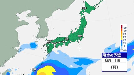 台風情報】台風6号（チャンミー）31日には非常に強い勢力に発達 沖縄に