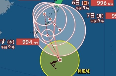 【台風情報】「台風24号(クロヴァン)」日本の南をゆっくり北上中…“迷走”して複雑な進路とる可能性も　今後の進路予想・9月12日にかけての雨風シミュレーション【気象庁2日9時50分発表】|TBS NEWS DIG