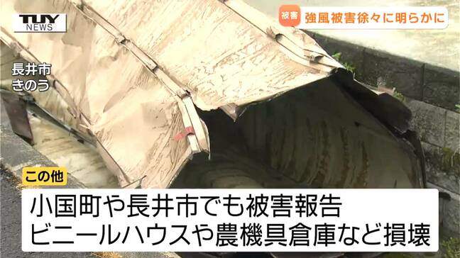 大ケガをした人も...　県内ではきのう未明から朝にかけ強い風　最大瞬間風速が5月の観測史上最大を記録したところも（山形）|TBS NEWS DIG