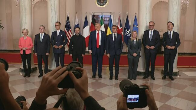 米・ウクライナ・欧州首脳の会談終了 「プーチン氏とゼレンスキー氏の会談を調整」トランプ氏が表明|TBS NEWS DIG