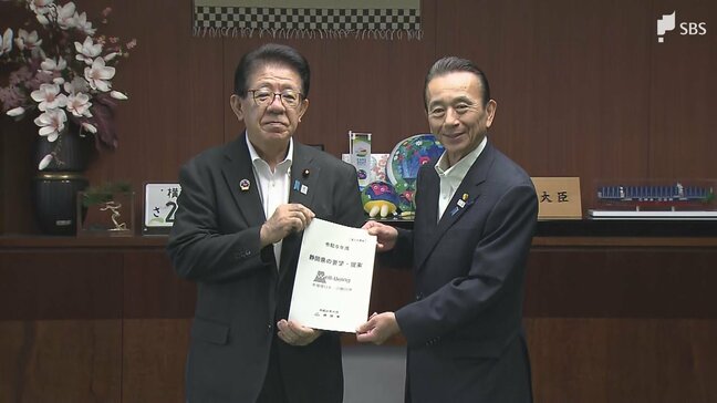 国の予算確保を鈴木康友知事が国交大臣に要望 国土強靭化や静岡空港の活用、公共ライドシェアなど提案内容を説明|TBS NEWS DIG
