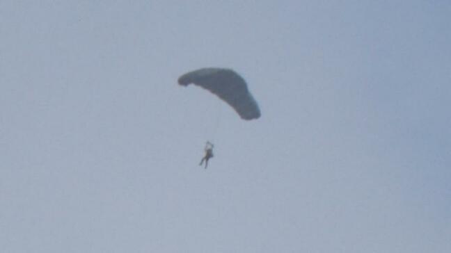 “例外”が常態化　米軍が嘉手納基地でパラシュート降下訓練を強行　今年9回目|TBS NEWS DIG