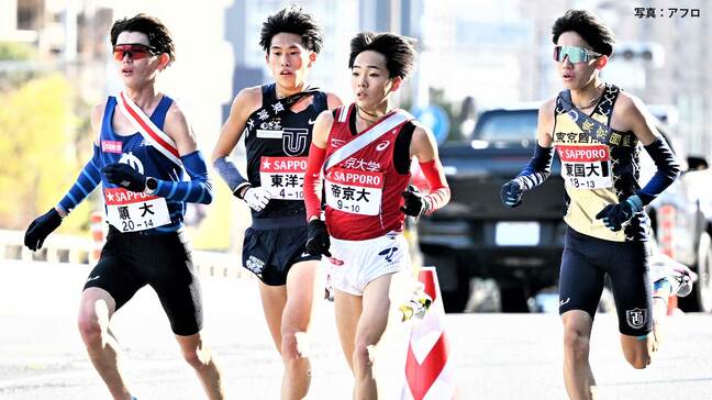 東洋大が20年連続シード獲得 帝京は9区で逆転、立教は63年ぶりの快挙ならず 11位順天堂は7秒届かず【箱根駅伝・復路】|TBS NEWS DIG