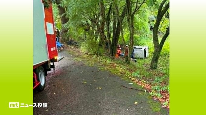 軽自動車が木に衝突し横転　37歳の男性死亡　宮崎県三股町|TBS NEWS DIG