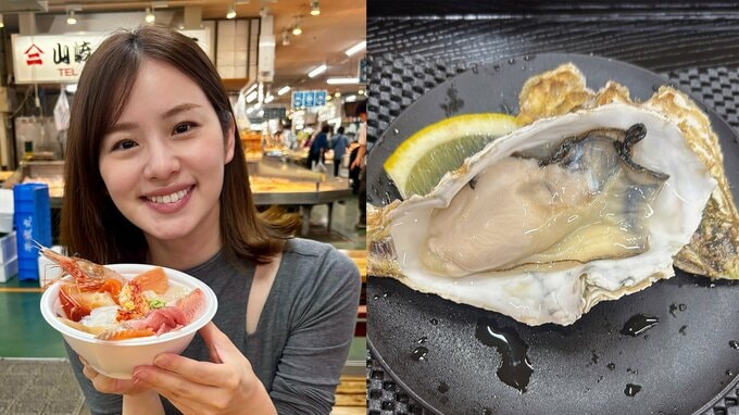 【 原千晶 】　「北海道はご飯も美味しいーーーっ」道東グルメを満喫　海鮮丼・毛カニラーメン・ウイスキーなど豪華ショット公開|TBS NEWS DIG