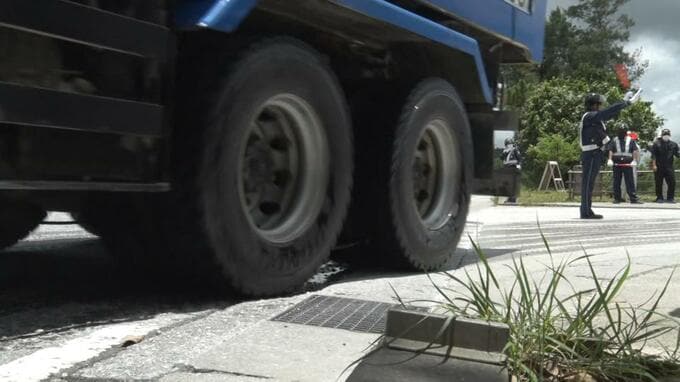 ダンプカー運転手「いずれ事故が起きると思っていた」　警備員と基地建設抗議者の死傷事故受け 安全と適正賃金を要請　|　沖縄のニュース｜RBC 琉球放送