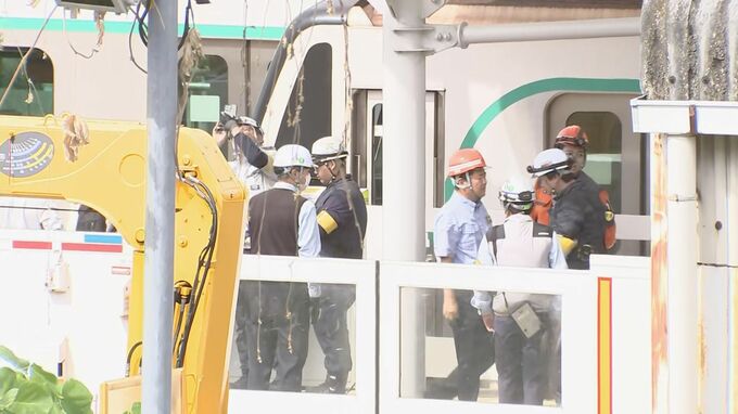 【速報】東急田園都市線“列車衝突・脱線事故”国の運輸安全委員会の鉄道事故調査官が現地調査開始　事故原因など究明へ|TBS NEWS DIG