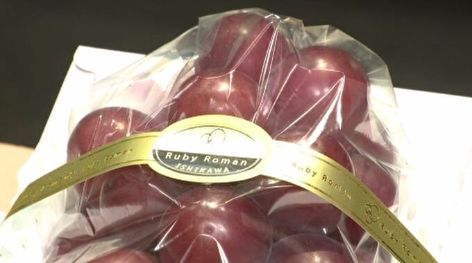 値段は100万円！高級ブドウの「ルビーロマン」 台湾企業が初競りで競り落とす|TBS NEWS DIG