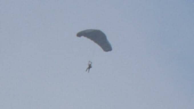 “例外”が常態化　米軍が嘉手納基地でパラシュート降下訓練を強行　今年9回目|TBS NEWS DIG