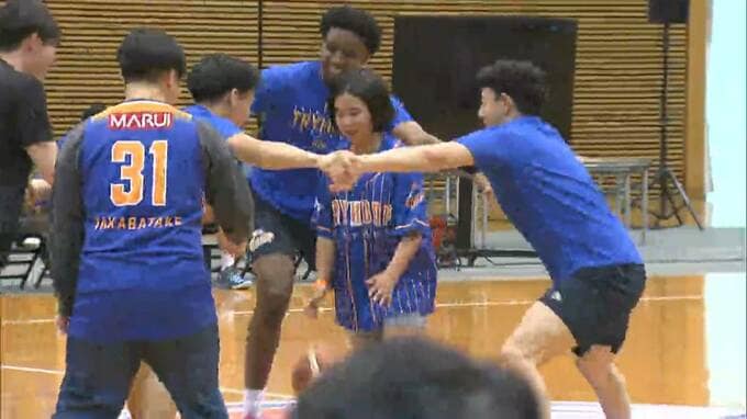 バスケットボールB3トライフープ岡山がファン感謝祭　ファン参加のゲームなどで会場は笑顔に【岡山】|TBS NEWS DIG