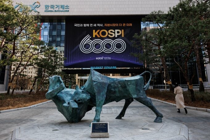 韓国KOSPIが過去最高値、米イラン和平合意を期待－AI巡る楽観継続