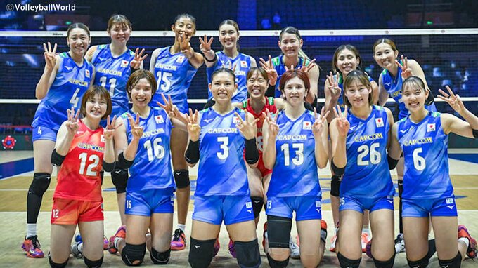 バレー女子日本代表、準々決勝は台湾と激突　優勝チームにはロス五輪切符【アジア選手権】|TBS NEWS DIG